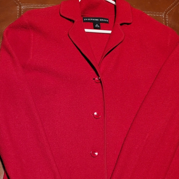 Josephine Chaus boiled wool button down jacket - Picture 2 of 4